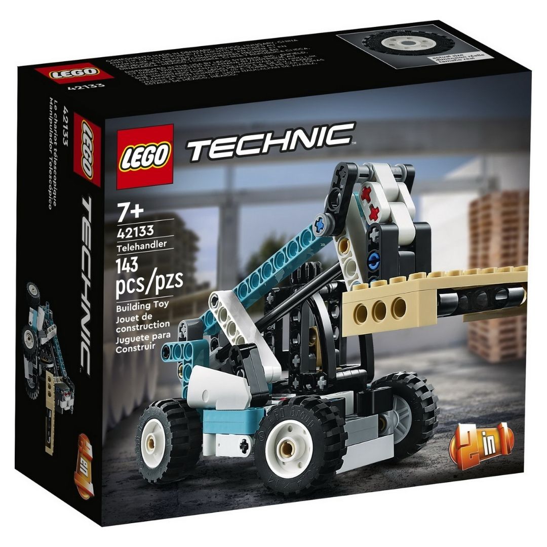 Manipulator cu brat telescopic Lego Technic, +7 ani, 42133, Lego