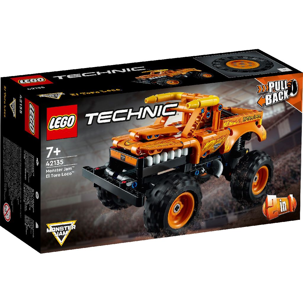 Monster Jam El Toro Loco Lego Technic, +7 ani, 42135, Lego