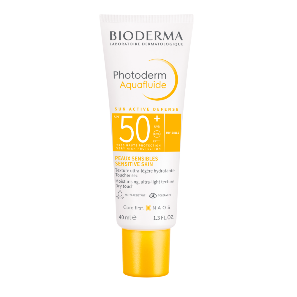 Fluid protectie solara Invisible SPF +50 Photoderm  Aquafluide, 40 ml, Bioderma