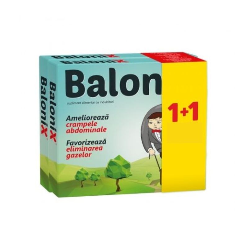 Balonix, 20 + 20 comprimate, Fiterman Pharma