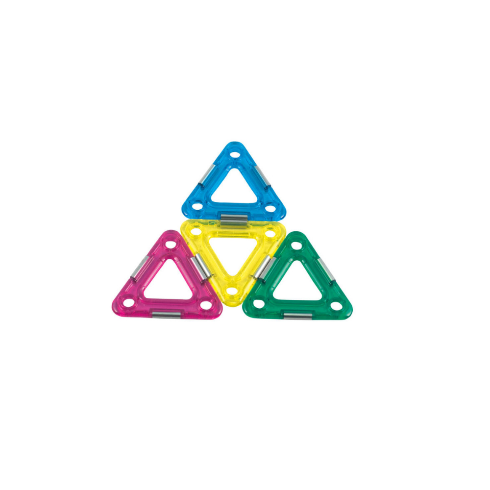 Joc magnetic de constructie Triangle, +3 ani, 10 piese, MGS13, Magspace
