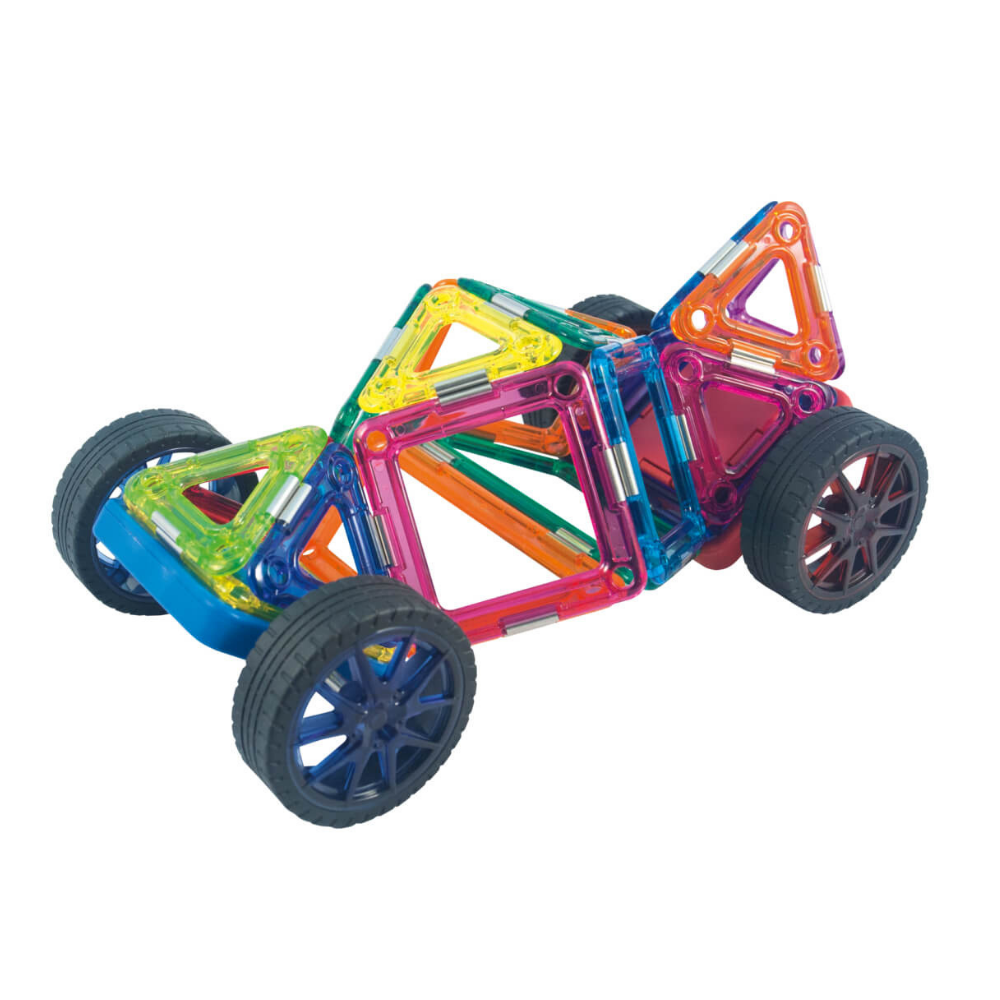 Joc magnetic de constructie Racing Cars, +3 ani, 25 piese, MGS20, Magspace