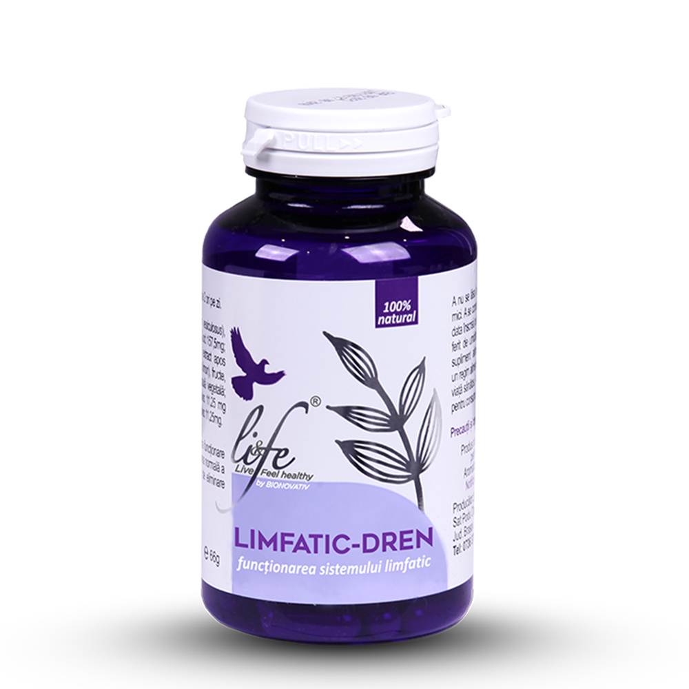 Limfatic-Dren Life, 120 capsule, Bionovativ