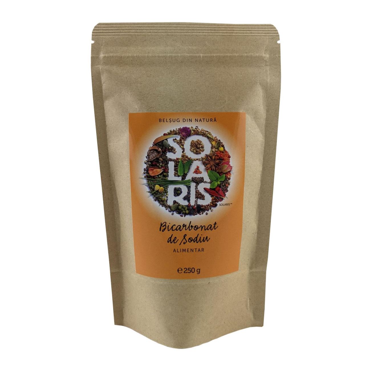 Bicarbonat de sodiu alimentar, 250 gr, Solaris