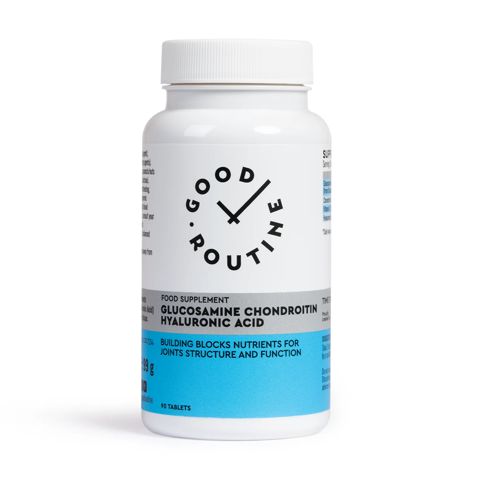 Glucosamine Chondroitin Hyaluronic Acid, 90 comprimate, Good Routine