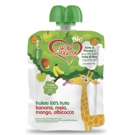 Smoothie bio din fructe pentru copii Girafa