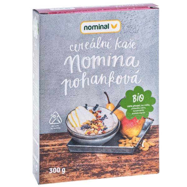Porridge bio fara gluten din hrisca Nomina, 300 g, Nominal