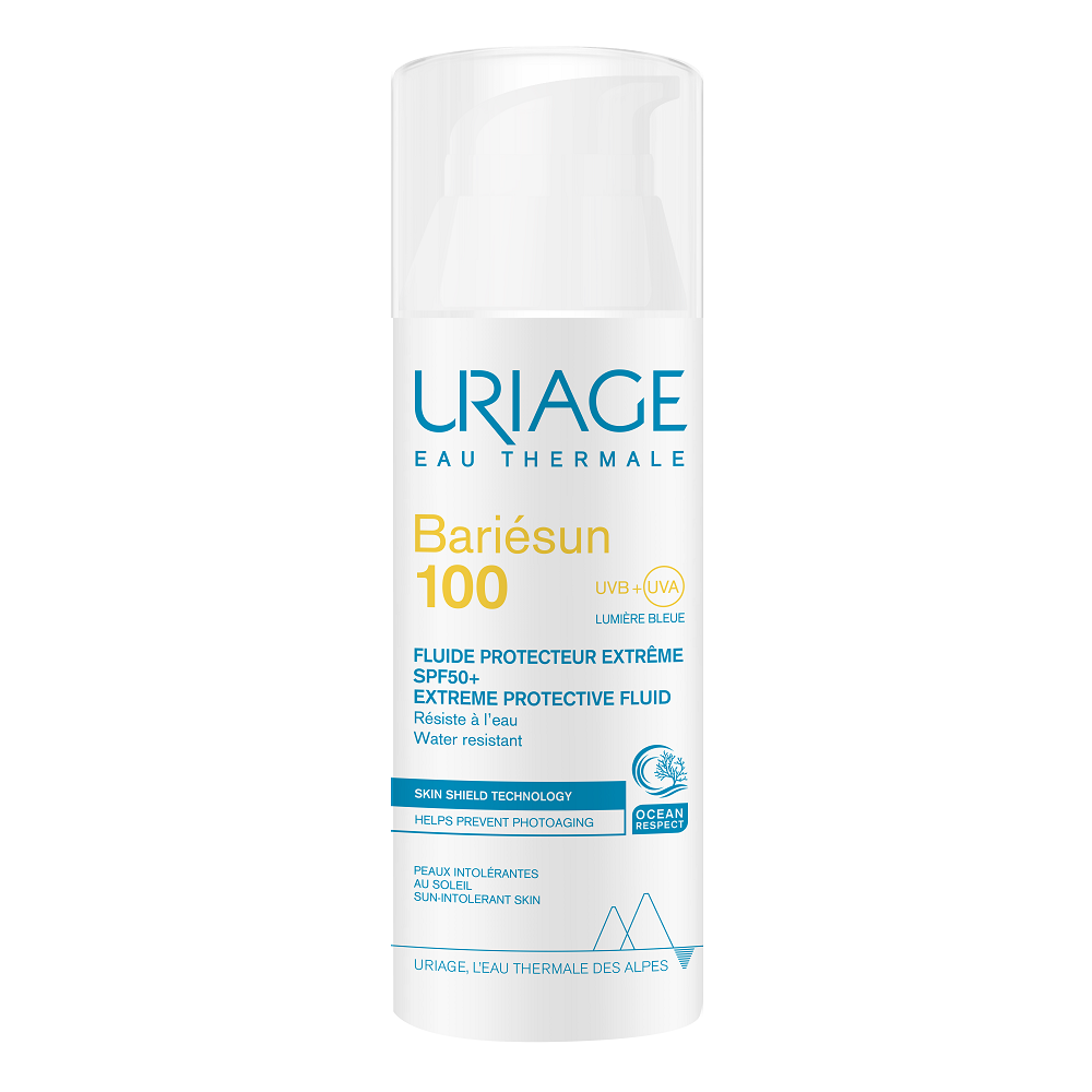 Fluid protectie extrema cu SPF 50+ Bariesun 100, 50 ml, Uriage