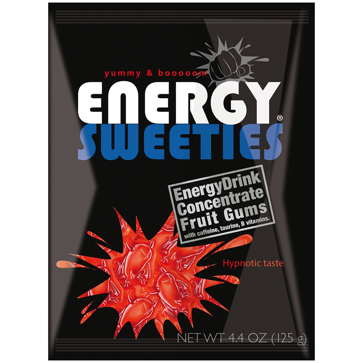 Jeleuri gumate energizante Hypnotic taste, 125 g, Energy Sweeties