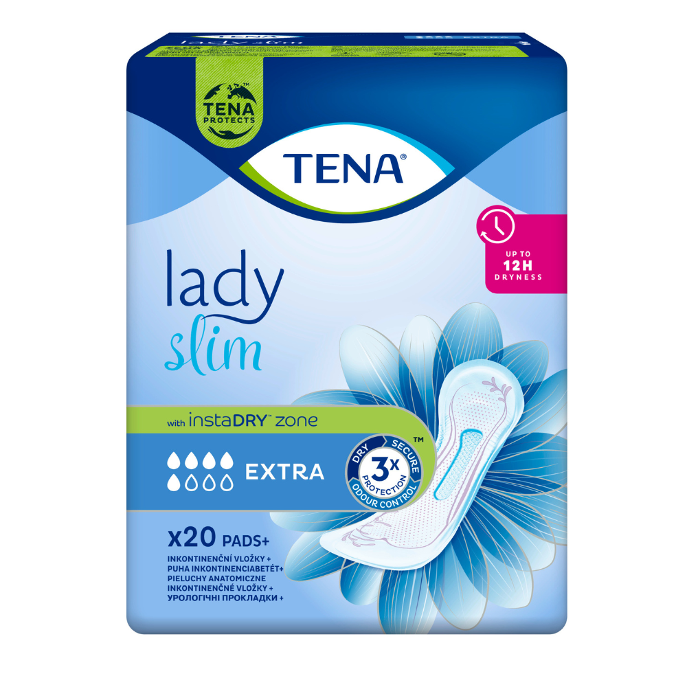 Absorbant pentru controlul incontinentei Lady Slim Extra, 20 bucati, Tena