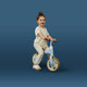 Bicicleta Balance Bike Tech Air, Albastru, Qplay 500465
