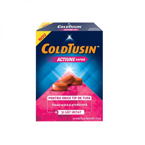 ColdTusin actiune rapida, 20 pastile, Coldtusin