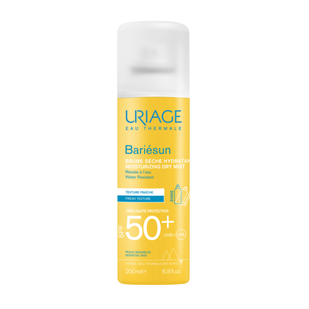 Spray uscat cu protectie solara Bariesun, SPF50+, 200 ml, Uriage