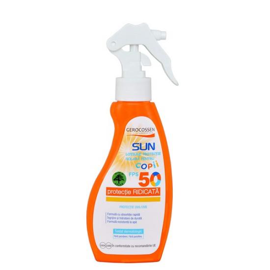 Spray pentru copii cu protectie solara  SPF 50, 200 ml, Gerocossen