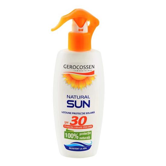 Lotiune pentru protectie solara SPF 30 Natural Sun, 200 ml, Gerocossen