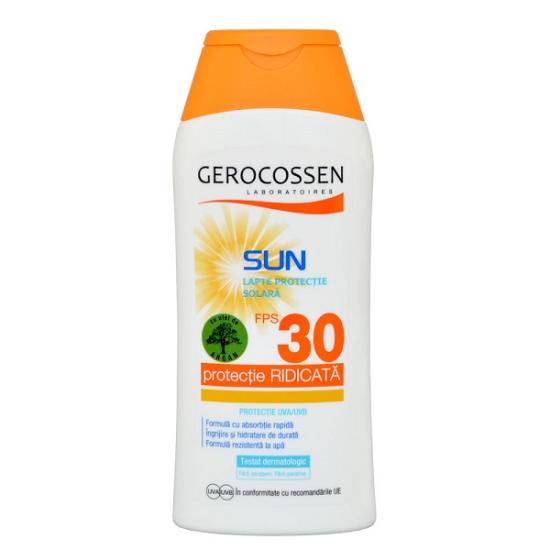 Lapte hidratant cu protectie solara SPF 30, 200 ml, Gerocossen