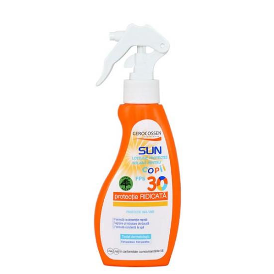 Spray pentru copii cu protectie solara  SPF 30, 200 ml, Gerocossen