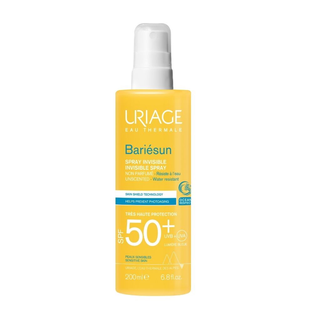 Spray invizibil SPF50+ fara parfum Bariesun, 200 ml, Uriage