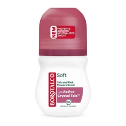 Deodorant roll-on Soft, 50 ml, Borotalco
