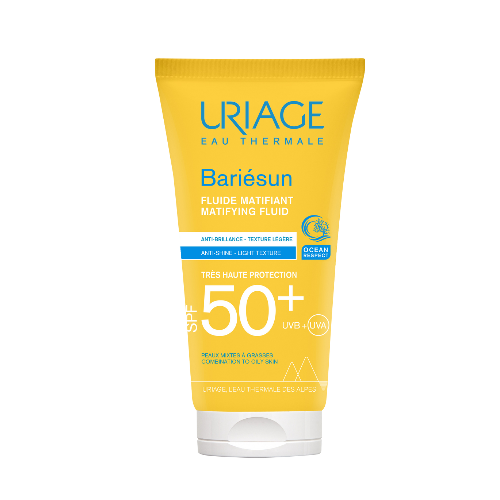 Fluid Mat cu protectie solara SPF50+ Bariesun, 50 ml, Uriage