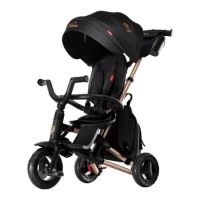 Tricicleta ultrapliabila pentru copii Nova Rubber, Gold Limited Edition, Qplay