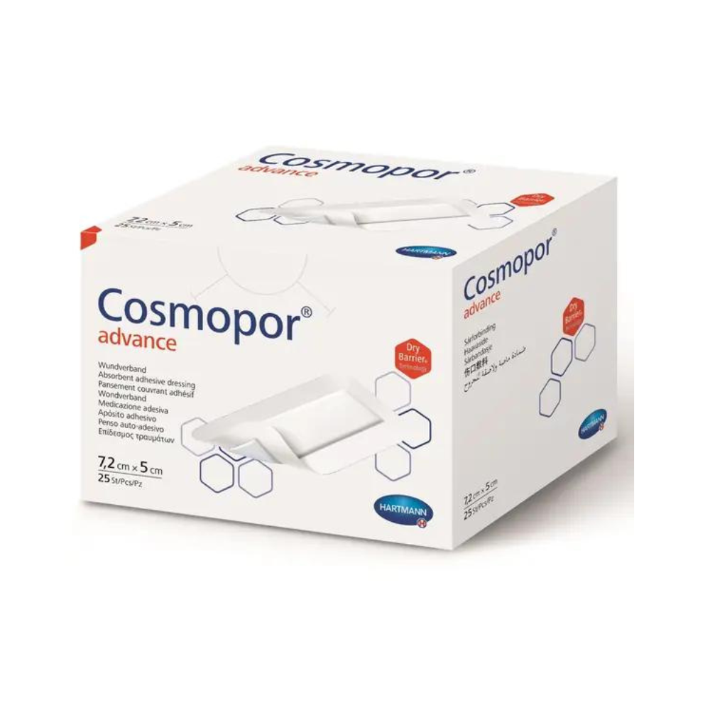 Plasturi sterili autoadezivi Cosmopor Advance, 7.2x5cm, 25 bucati, Hartmann
