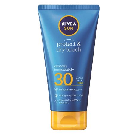 Crema-Gel cu factor de protectie ridicat SPF 30 Protect & Dry Touch, 175 ml, Nivea