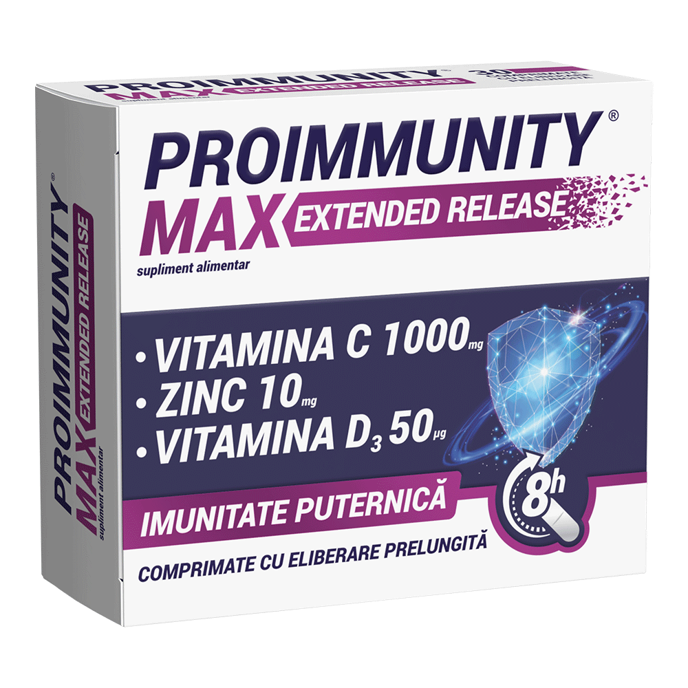 Proimmunity Max Extended Release, 30 comprimate cu eliberare prelungita, Fiterman Pharma