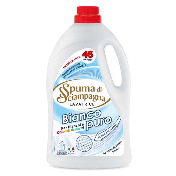 Detergent lichid de rufe Bianco Puro, 2070 ml, Spuma di Sciampagna