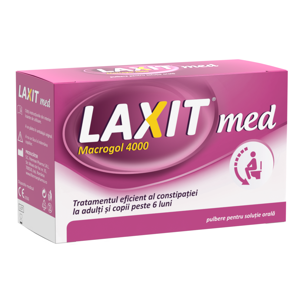 Laxit Med pentru copii si adulti, 6 luni +, 20 plicuri, Fiterman Pharma