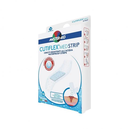 Plasturi impermeabili Cutiflex Med Strip, 78x26 mm, 10 bucati, Master-Aid