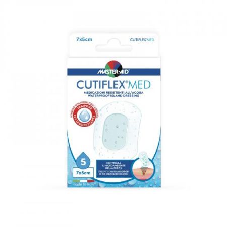 Pansament impermeabil Cutiflex Med, 7x5 cm, 5 bucat