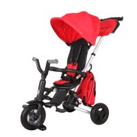 Tricicleta ultrapliabila pentru copii Nova Rubber, Rosu, Qplay
