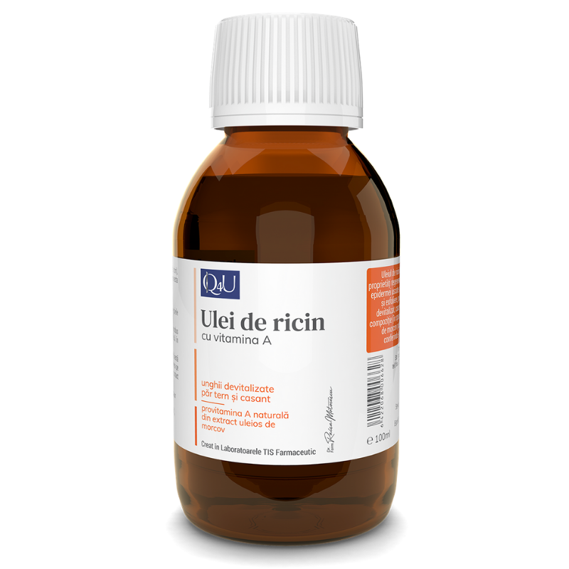 Ulei de Ricin cu Vitamina A, 100 ml, Tis Farmaceutic