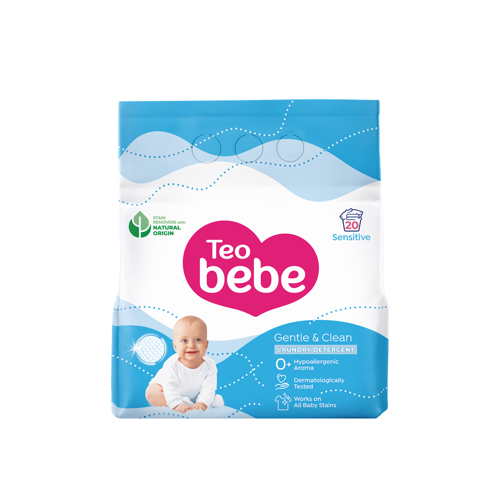 Detergent pudra Gentle & Clean Sensitive, 1.5 kg, Teo Bebe