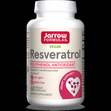 Resveratrol, 100 mg, 60 capsule vegetale, Jarrow Formulas