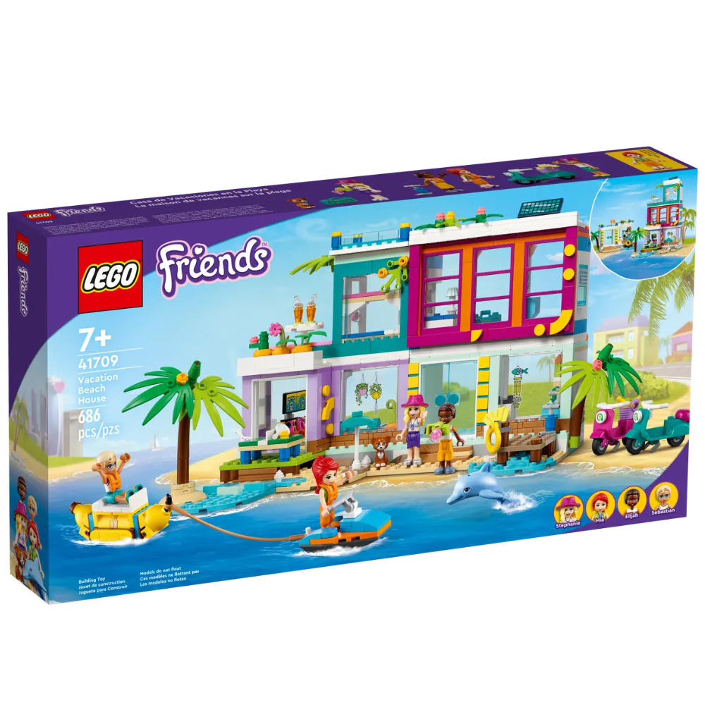 Casa de vacanta de pe plaja Lego Friends, +7 ani, 41709, Lego