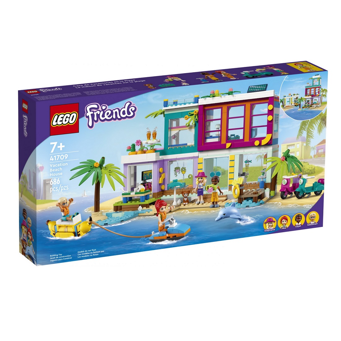 Casa de vacanta de pe plaja Lego Friends, 41709, Lego