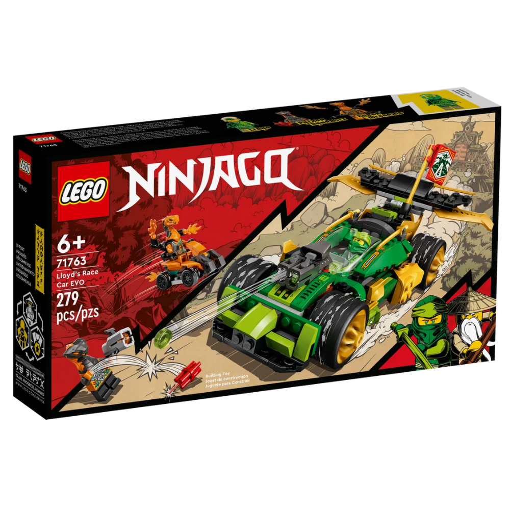 Masina de curse Evo a lui Lloyd, 6 ani+, 71763, Lego Ninjago