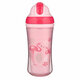 Cana sport cu pai Flamingo, 260 ml, Pink, Canpol Babies 504297