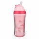 Cana sport cu pai Flamingo, 260 ml, Pink, Canpol Babies 504298