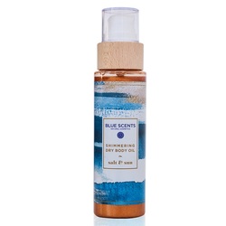 Ulei uscat stralucitor Shimmering Dry Body Oil, 150 ml, Blue Scents