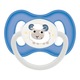Suzeta simetrica din silicon Bunny & Company, 0-6 luni, Blue, Canpol Babies 504399