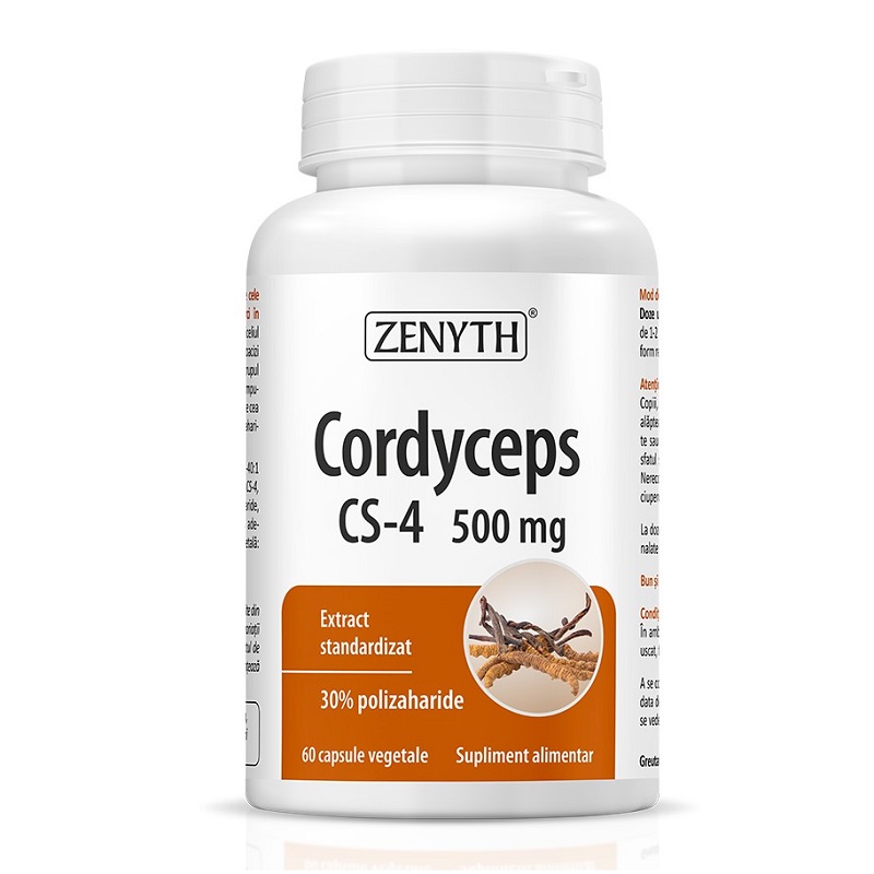 Cordyceps CS-4 500 mg, 60 capsule, Zenyth