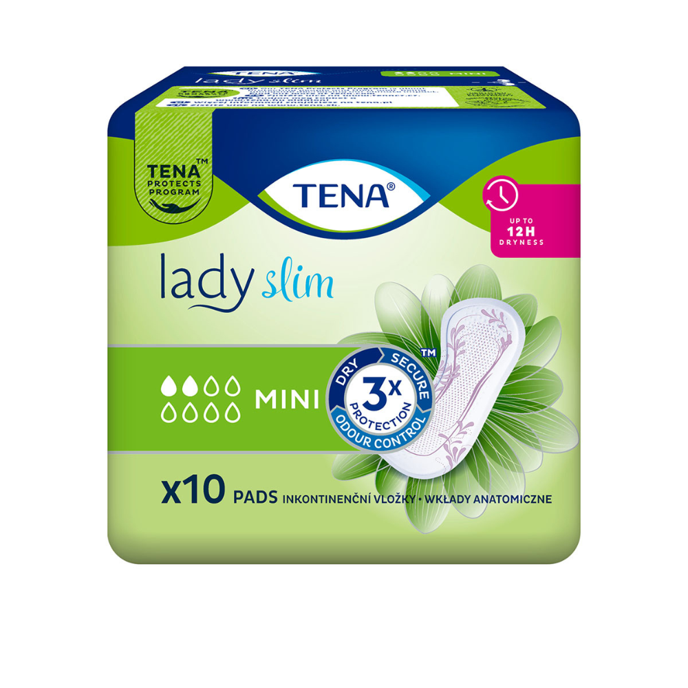 Absorbante pentru controlul incontinentei Lady Slim Mini, 10 bucati, Tena