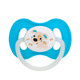 Suzeta rotunda din latex Bunny & Company, 0-6 luni, 1 bucata, Turquoise, Canpol Babies 505074