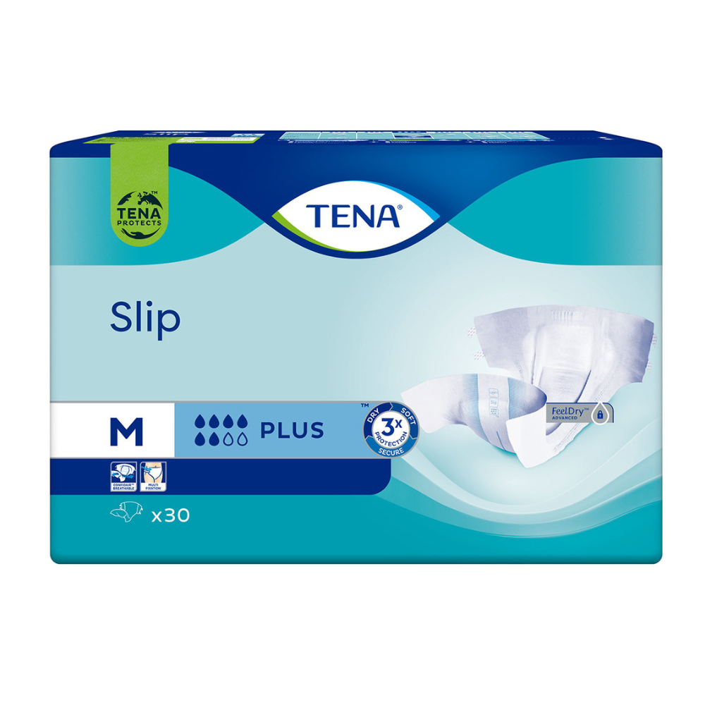 Scutece pentru adulti Slip Plus, M, 30 bucati, Tena