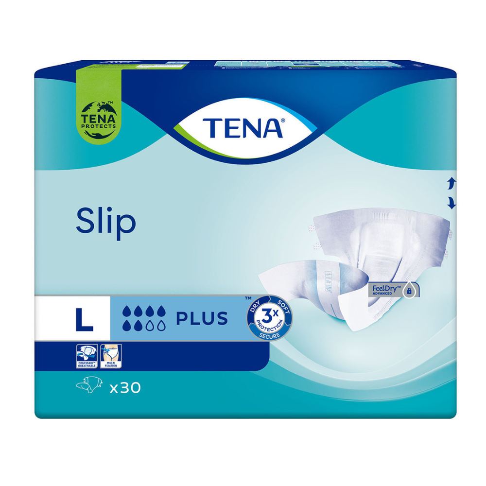 Scutece pentru adulti Slip Plus, L, 30 bucati, Tena