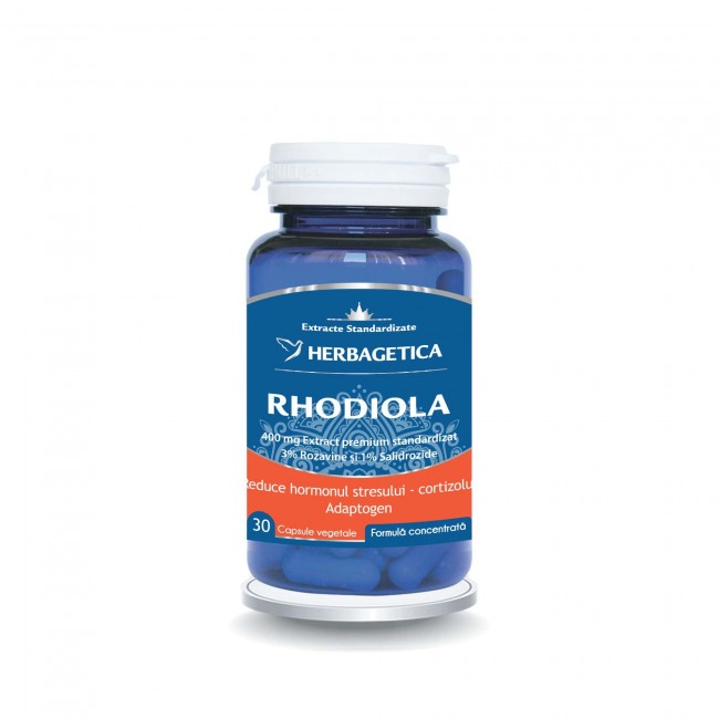 Rhodiola Zen Forte, 30 capsule, Herbagetica