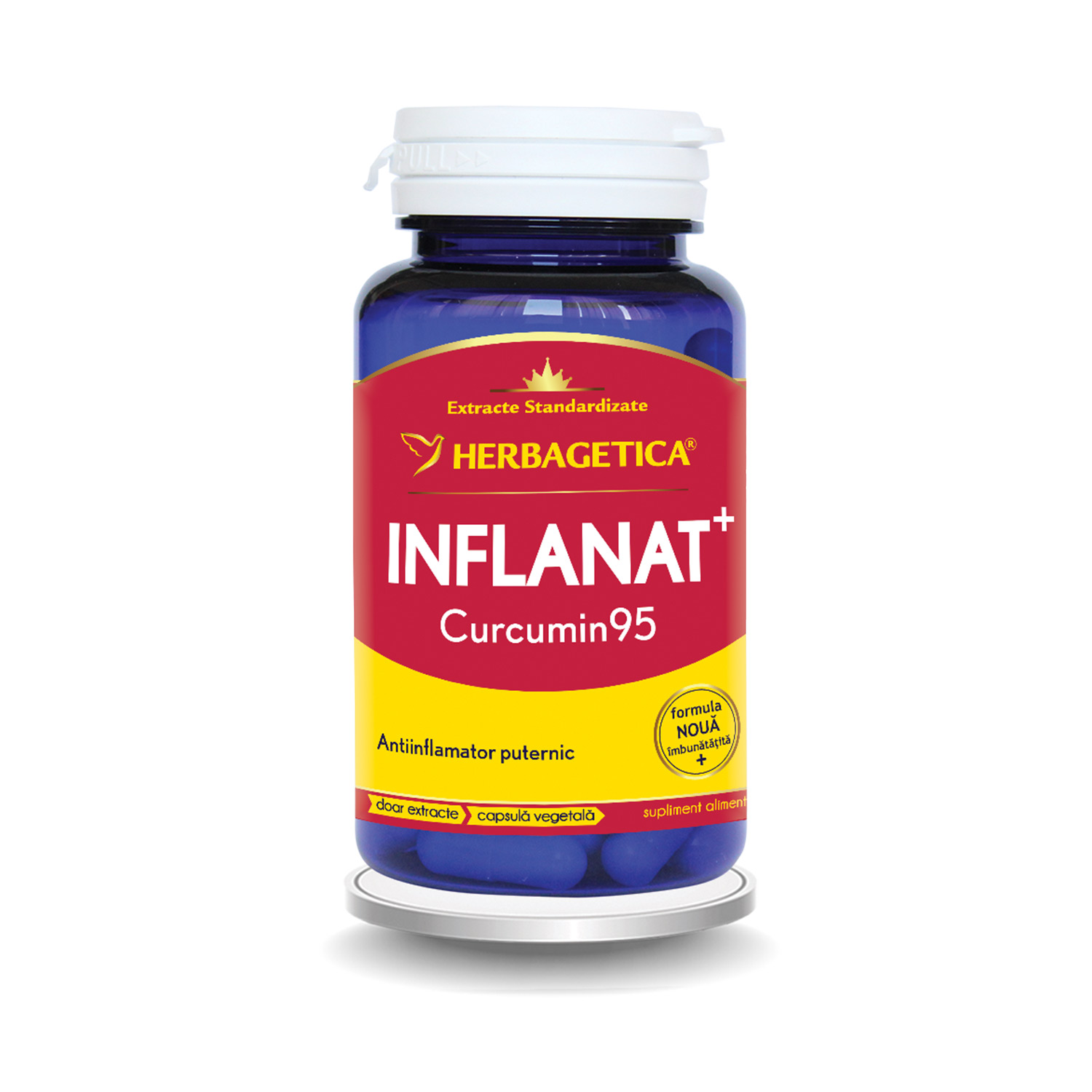 Inflanat Plus Curcumin 95, 30 capsule, Herbagetica